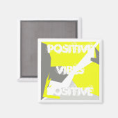 Positieve Abstracte Vibes Pastel Colors Magnet (Voorkant / Achterkant)