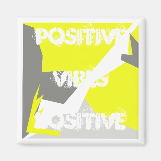 Positieve Abstracte Vibes Pastel Colors Magnet (Voorkant)