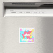 Positieve Abstracte Vibes Pastel Colors Magnet (Insitu (Vaatwasser))