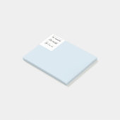 Positieve advertentie over meisjes post-it® notes (Schuin)