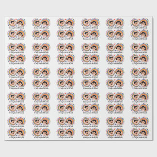 Positieve affirmatie Emoji Emotionele geestelijke Cadeaupapier