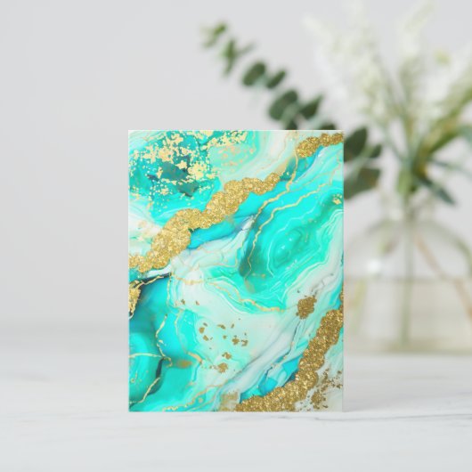 Positieve Affirmatie: Loslaten van Pijn en Woede Briefkaart (Staand voorkant)