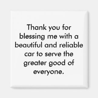 Positieve affirmatie magneet - Dankbaarheid verkla