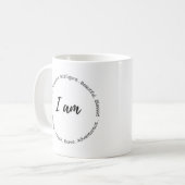 Positieve affirmatie mok (Voorkant links)