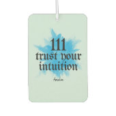 Positieve affirmatie quote manifestatie luchtverfrisser (Voorkant)