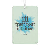 Positieve affirmatie quote manifestatie luchtverfrisser (Achterkant)