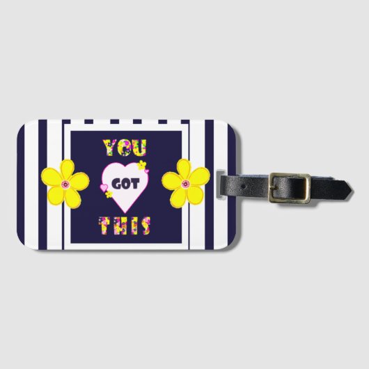 Positieve affirmaties dat je dit hebt bagagelabel (Voorkant (horizontaal))