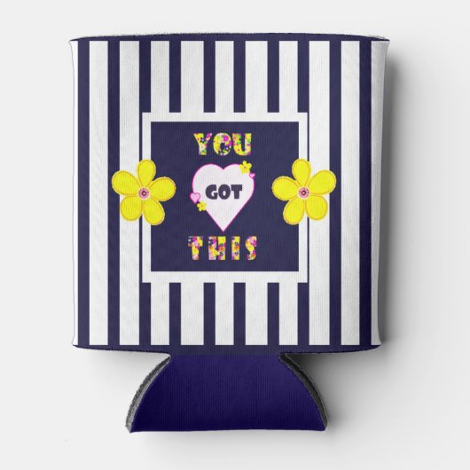 Positieve affirmaties dat je dit hebt blikjeskoeler (Voorkant)