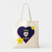 Positieve affirmaties dat je dit hebt tote bag (Achterkant)
