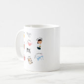 Positieve affirmaties Koffie Mok – Blijf positief (Voorkant links)