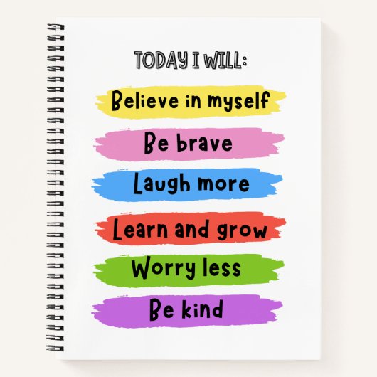 Positieve Affirmaties Notitieboek (Voorkant)