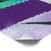 Positieve affirmaties regenboogstrepen perfect poster (Hoek)