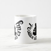 Positieve alleen Inspirerend vibes-offerte Koffiemok (Center)