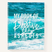 Positieve Aspecten Blue Wave Wet van Aantrekking Notitieboek (Voorkant)