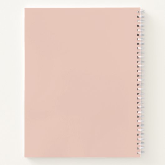 positieve aspecten minimalistische tekst roze dank notitieboek (Achterkant)