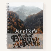 Positieve aspecten Naam Fotowet van Attractie Boho Notitieboek (Voorkant)