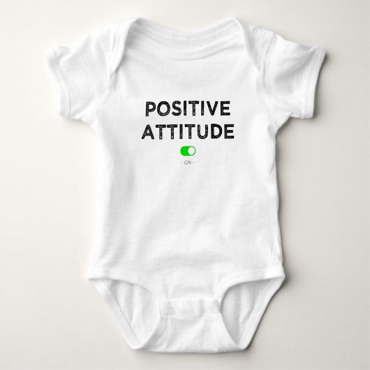 Positieve attitude - Body baby Romper (Voorkant)