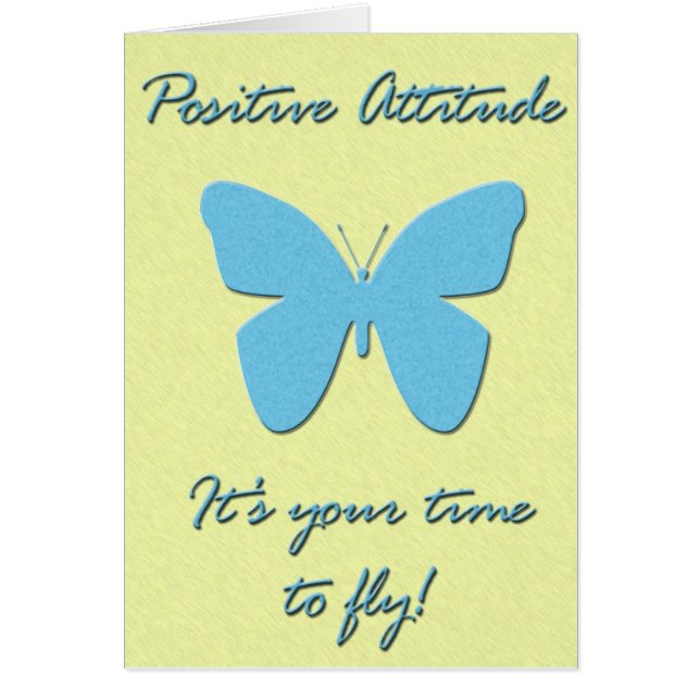 Positieve Attitude Butterfly (Voorkant)