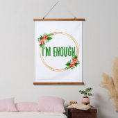 positieve beelden voor levensacceptatie en zelfzor hangend wandkleed (Slaapkamer)