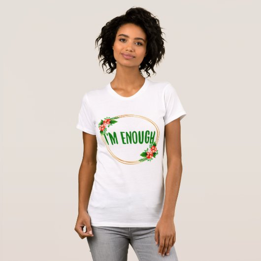 positieve beelden voor levensacceptatie en zelfzor t-shirt (Voorkant volledig)