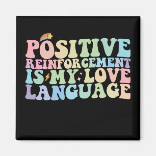 Positieve Bekrachtiging Is Mijn Liefdestaal Groovy Magneet