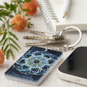 Positieve bekrachtigingen Mandala Sleutelhanger (Voorkant Rechts)