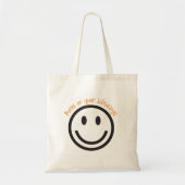 Positieve berichtbag-focus op je zegeningen! tote bag (Voorkant)