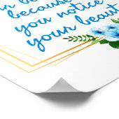 positieve bevestigende citaten voor haar poster (Hoek)