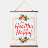 positieve bevestigende citaten voor werk en leven hangend wandkleed (Voorkant)