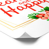 positieve bevestigende citaten voor werk en leven poster (Hoek)