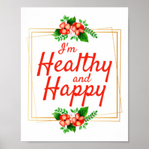 positieve bevestigende citaten voor werk en leven poster