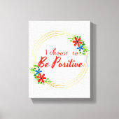 positieve bevestigende noteringen voor zelfaanvaar canvas afdruk (Voorkant)