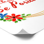 positieve bevestigende noteringen voor zelfaanvaar poster (Hoek)