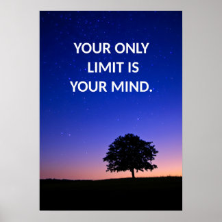 Positieve bevestiging Citaat Poster