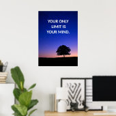 Positieve bevestiging Citaat Poster (Thuiskantoor)
