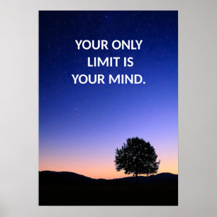 Positieve bevestiging Citaat Poster