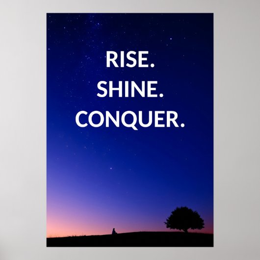 Positieve bevestiging Citaat Poster (Voorkant)