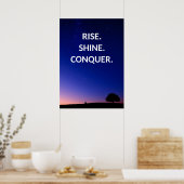 Positieve bevestiging Citaat Poster (Keuken)