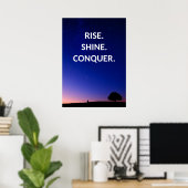 Positieve bevestiging Citaat Poster (Thuiskantoor)