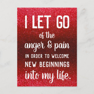 Positieve bevestiging en hogere beheersinspiratie briefkaart