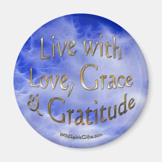 Positieve bevestiging & geloofsmagneet magneet (Voorkant)