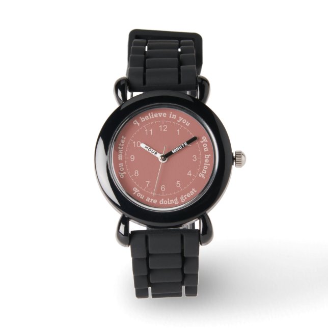 Positieve bevestiging horloge (Voorkant)