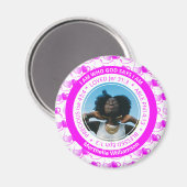 Positieve bevestiging ik ben Christelijk Magneet (Voorkant / Achterkant)