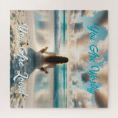 positieve bevestiging | Ik ben liefde waardig Legpuzzel (Horizontaal)