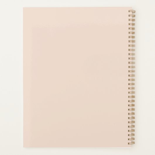 Positieve bevestiging in retro-stijl regenboog planner (Achterkant)