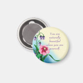 Positieve bevestiging Inspirerend prijsopgave Magneet (Voorkant / Achterkant)