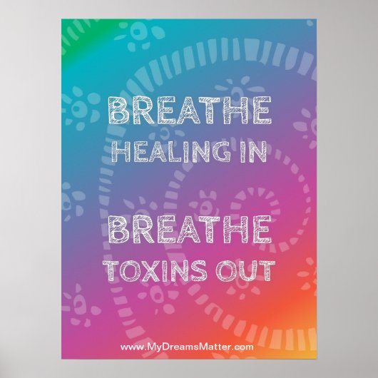 Positieve bevestiging is de meest perfecte lichaam poster (Voorkant)