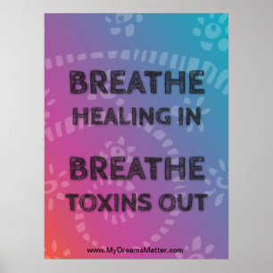 Positieve bevestiging is de meest perfecte lichaam poster