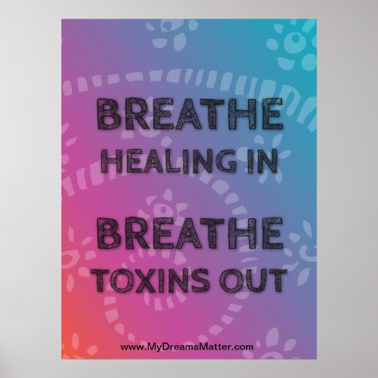 Positieve bevestiging is de meest perfecte lichaam poster (Voorkant)