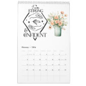 Positieve bevestiging kalender (Feb 2026)